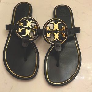 Tory Burch Sandals black size 8 1/2